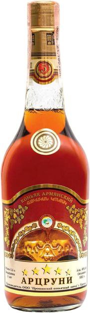 Бренді Вірменський Арцруні 5* 40% 0.5 л